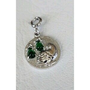 Sarah Coventry 1974 Limited Edition Partridge in a Pear Tree Christmas Charm